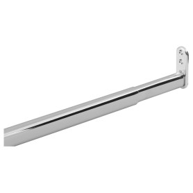 Telescopic wardrobe rail