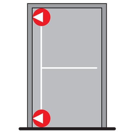 DORMA PHA 2000 Dvojbodové horizontálne zaistenie