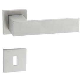 Handle JNF SQUARE - HR - BN - Brushed stainless steel