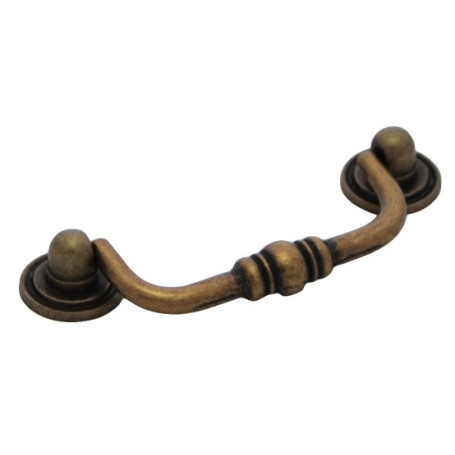 Furniture handle GORGONA - Patina on brass