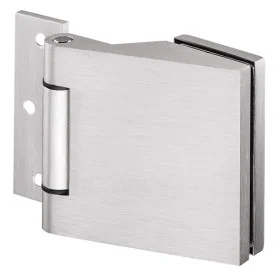 Glass door hinge JNF IN.05.300 - Brushed stainless steel