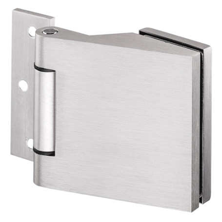 Glass door hinge JNF IN.05.300 - Brushed stainless steel