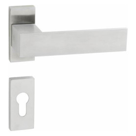 Handle JNF SQUARE - UR - Brushed stainless steel