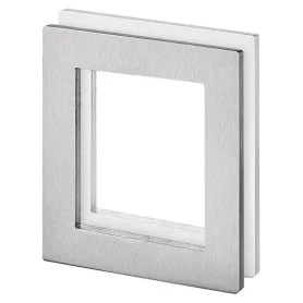 Mušla na sklenené posuvné dvere JNF IN.16.551.A - Brúsená nerez