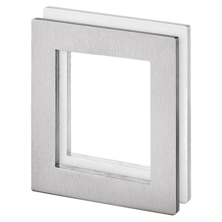 Shell for glass sliding door JNF IN.16.551.A - Brushed stainless steel