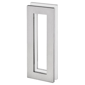 Shell for glass sliding door JNF IN.16.558.A - Brushed stainless steel