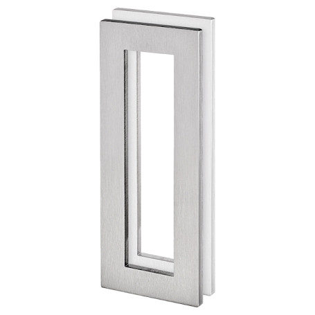 Shell for glass sliding door JNF IN.16.558.A - Brushed stainless steel