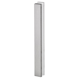 Shell for glass sliding door JNF IN.16.554.A - Brushed stainless steel