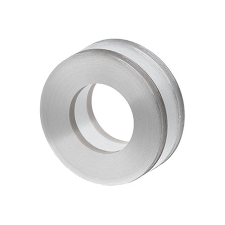 Shell for glass sliding door JNF IN.16.552.A - Brushed stainless steel