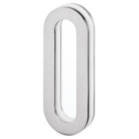 Shell for glass sliding door JNF IN.16.562.A - Brushed stainless steel