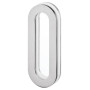 Shell for glass sliding door JNF IN.16.562.A - Brushed stainless steel