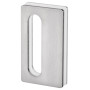 Shell for glass sliding door JNF IN.16.564.A - Brushed stainless steel