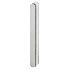 Shell for glass sliding door JNF IN.16.556.A - Brushed stainless steel