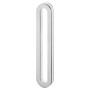 Shell for glass sliding door JNF IN.16.563.A - Brushed stainless steel