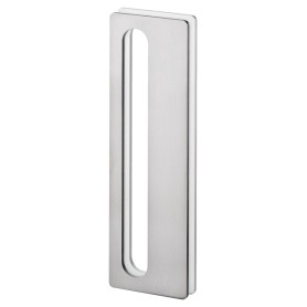 Shell for glass sliding door JNF IN.16.565.A - Brushed stainless steel