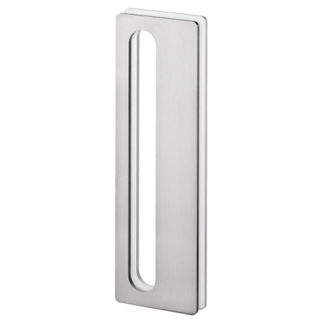 Shell for glass sliding door JNF IN.16.565.A - Brushed stainless steel