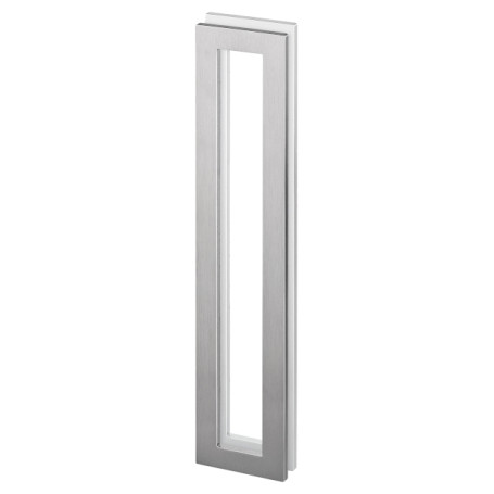 Shell for glass sliding door JNF IN.16.559.A - Brushed stainless steel