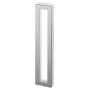 Shell for glass sliding door JNF IN.16.559.A - Brushed stainless steel