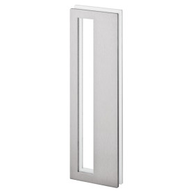 Shell for glass sliding door JNF IN.16.561.A - Brushed stainless steel