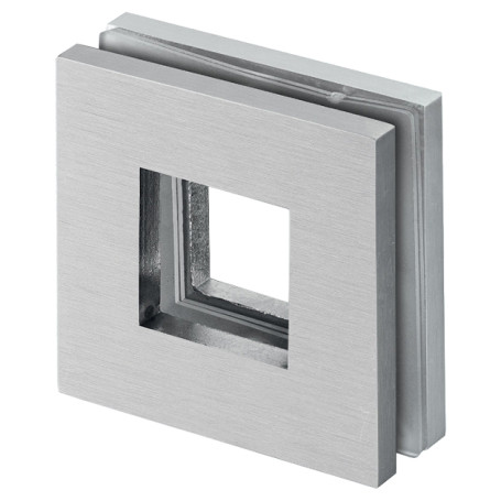 Shell for glass sliding door JNF IN.16.529 - Brushed stainless steel