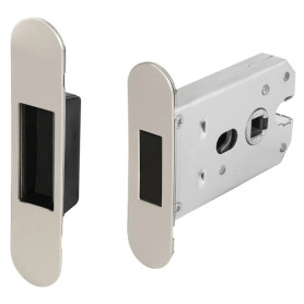 Magnetic lock with strike plate MPK - Nickel matt