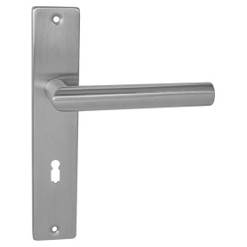 Handle MPK FAVORIT - SH - Brushed stainless steel (BB - keyhole)