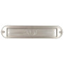 Mail slot round - Brushed stainless steel