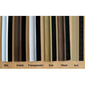 Samolepiace tesnenie dverí so štetinami