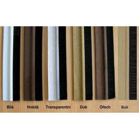 Samolepiace tesnenie dverí so štetinami