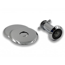 Door Viewer - Polished chrome