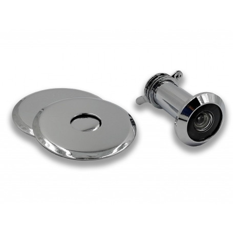 Door Viewer - Polished chrome