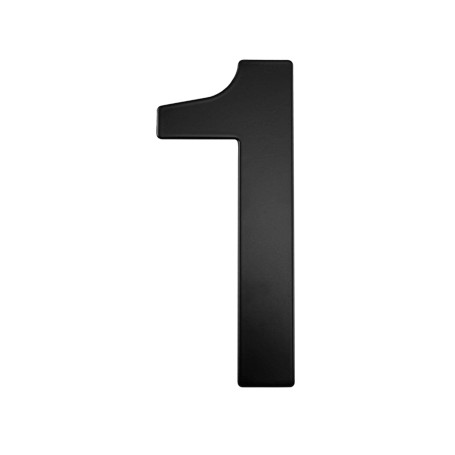 House number 152 mm black