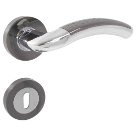 Handle LIENBACHER SONATA - OC / BC - Polished chrome / Black chrome