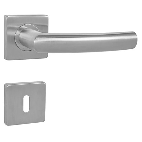 Door handle MP ESSO - HR - Brushed stainless steel