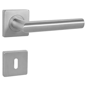 Door handle MP FAVORIT - HR - Brushed stainless steel
