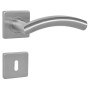 Door handle MP SWING - HR - Brushed stainless steel