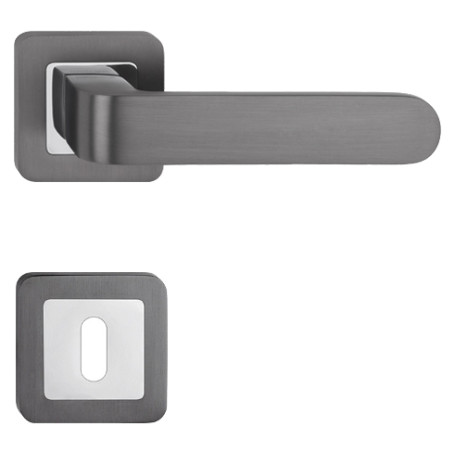 Handle METAL-BUD RIO - HR - OC / G - Polished chrome / graphite