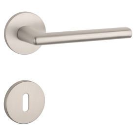 Door handle APRILE KALMIA - R 7S - Nickel matt