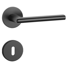 Door handle APRILE KALMIA - R 7S - Black matt