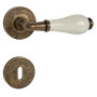 Handle MP LEONTINA - R - Antique bronze