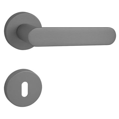 Klamka ROUND - R - Antracyt matowy