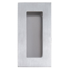 Kagylókilincs tolóajtóhoz szögletes TUPAI 7506 - BN - Szálcsiszolt inox