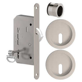 Set for sliding door METAL-BUD - ONS - Brushed nickel