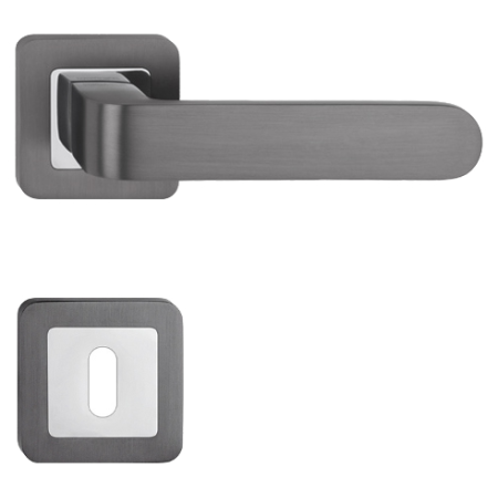 Handle METAL-BUD RIO - HR - OC / G - Polished chrome / graphite