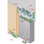 Invisible system for sliding doors Sisco Sistem