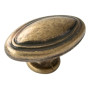 Furniture handle HERKULES - Patina on brass