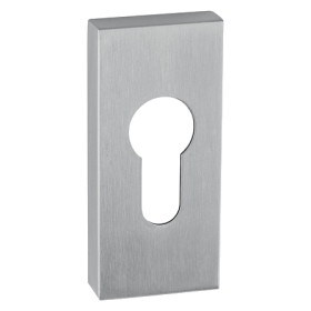 Rosette JNF - UHR - Brushed stainless steel