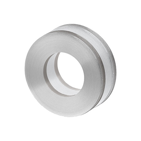 Shell for glass sliding door JNF IN.16.552.A - Brushed stainless steel