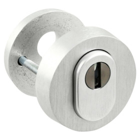 Safety rosette AXA - Silver matt