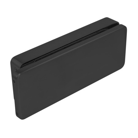 Gegenplatte (Glas) für Schloss UNIQUE R8 - Schwarz matt